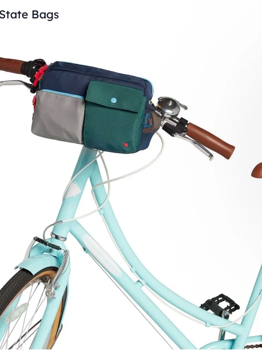 STATE Bags Kane Bike / Scooter Bag - Green / Navy Like New
